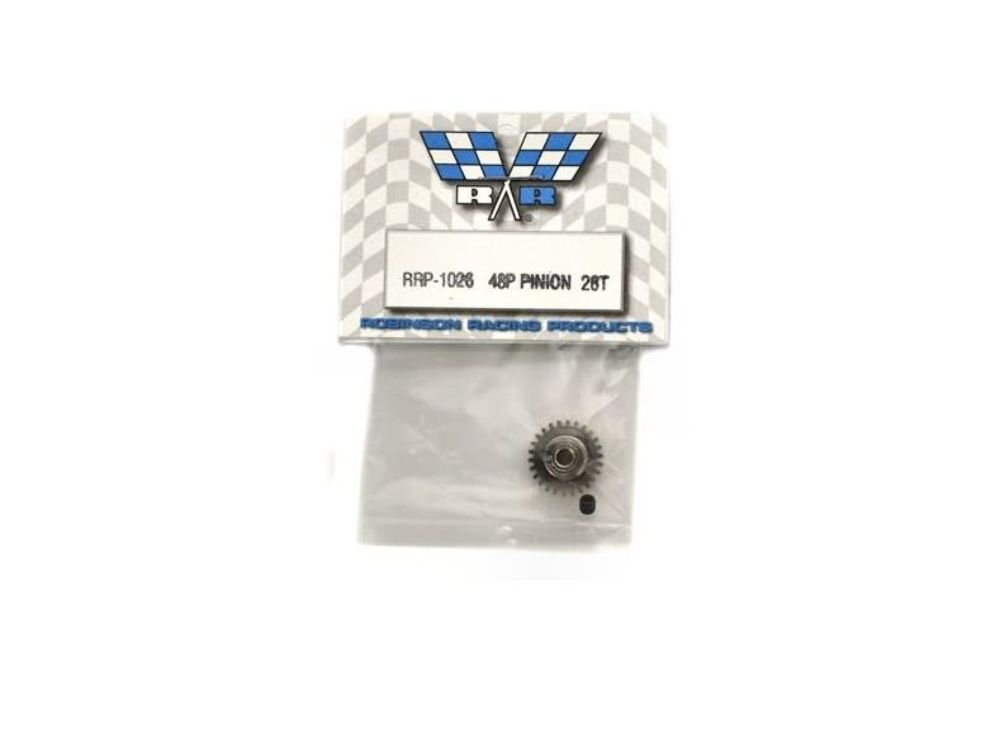 Robinson Racing Nickel-Plated 48 Pitch Pinion Gear 26T