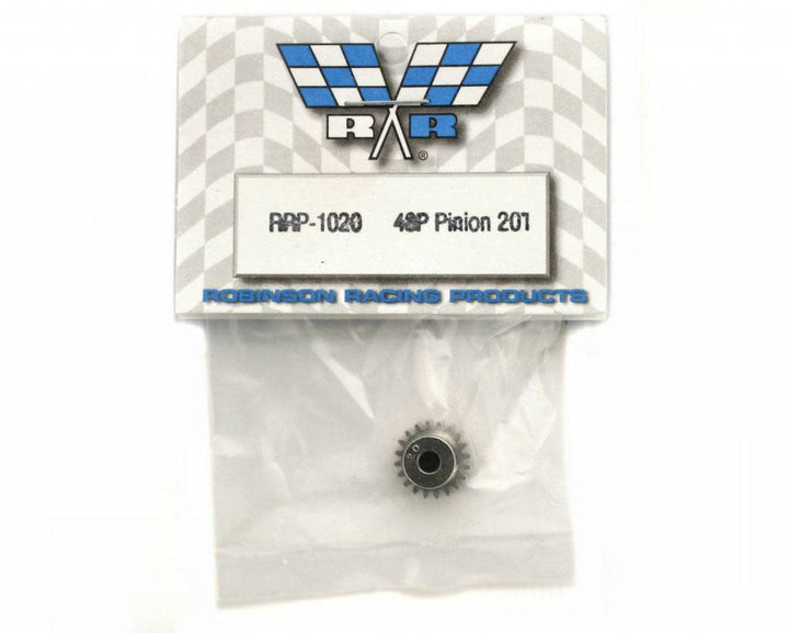 Robinson Racing Nickel-Plated 48 Pitch Pinion Gear 20T