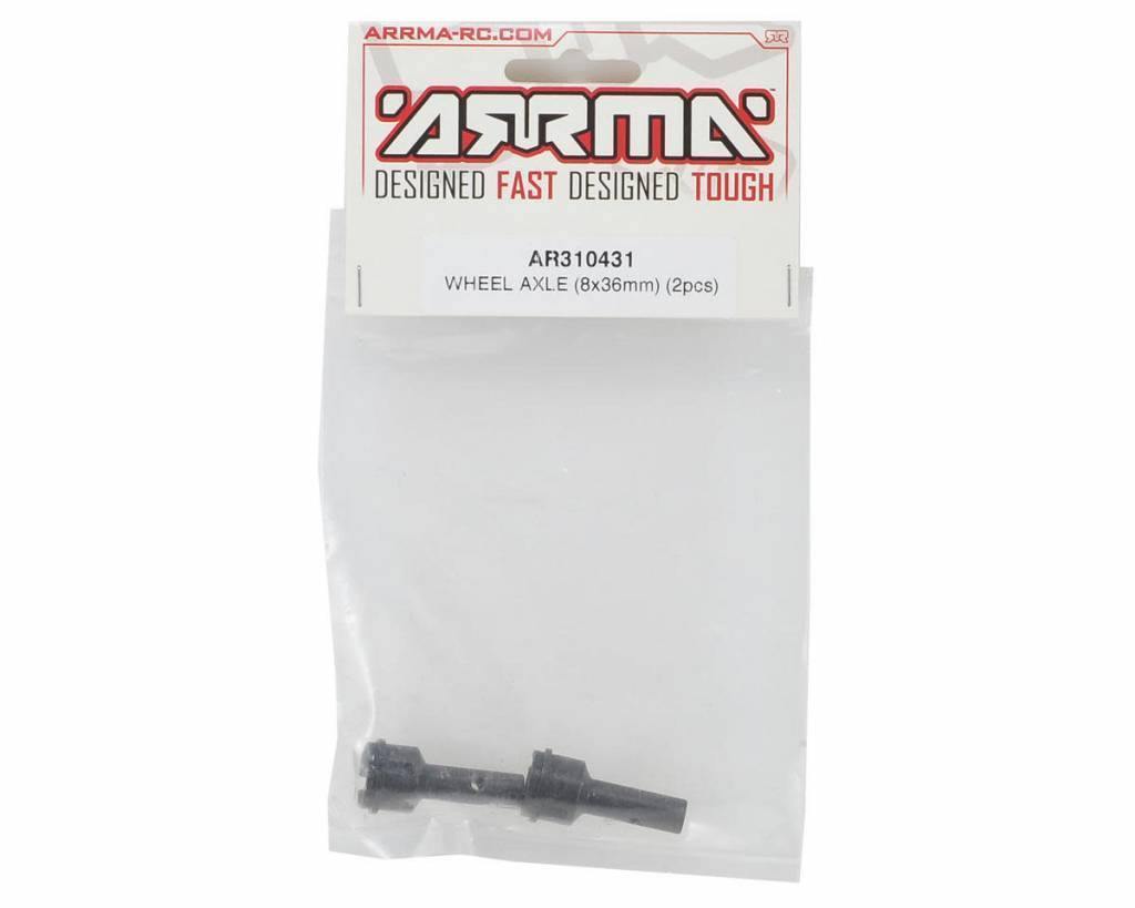 ARRMA AR310431 Wheel Axle 8x36mm Typhon (2) - Excel RC