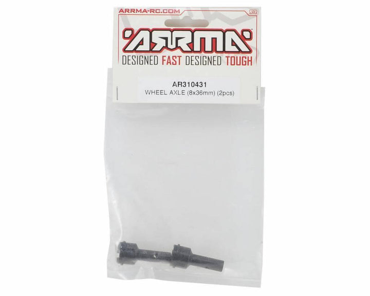 ARRMA AR310431 Wheel Axle 8x36mm Typhon (2) - Excel RC