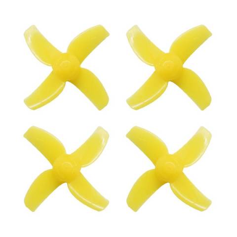 BetaFPV 40mm Propellers for 75mm Frame 4 Blade Yellow (1.0mm shaft)