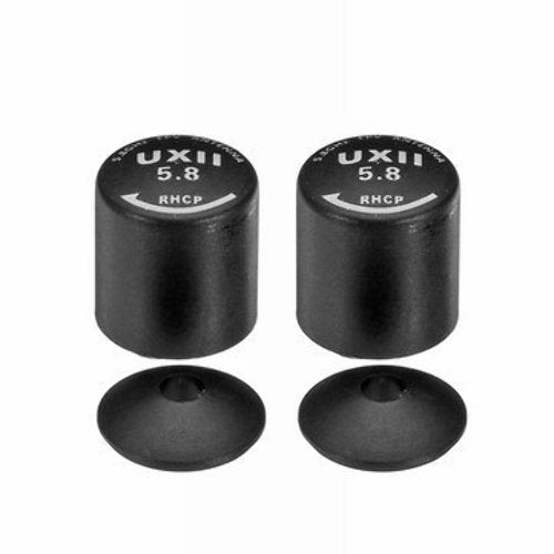 Realacc 2 PCS Super mini UXII Stubby LHCP/RHCP Antenna Case