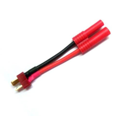 RedCat Racing 4.0 Banana Plug (HXT) to Male T (Deans) Plug ST-4BTOT