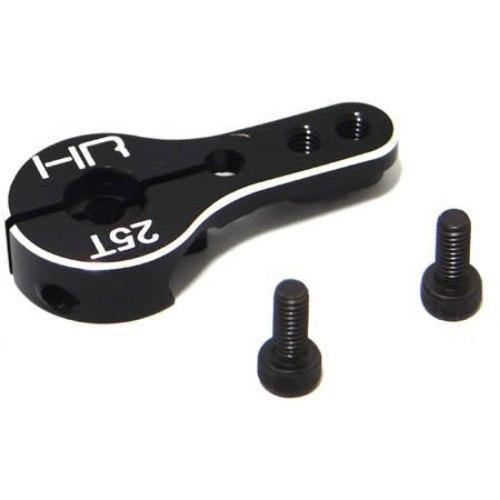 Aluminum Lock Servo Arm 2h M3 Mount M3 25t: Fut  (HOR-HRASHM25M01) - Excel RC