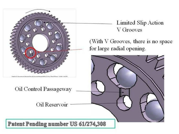 PN Racing 64 Pitch Machine Cut Delrin Limited Slip Spur Gear 92T (800492)
