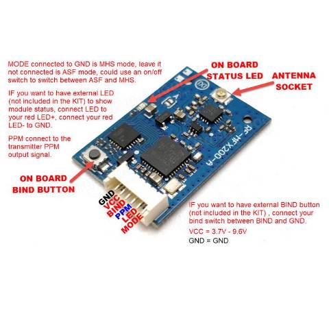 DasMikro DSK-124 KO Propo MHS/ASF TX