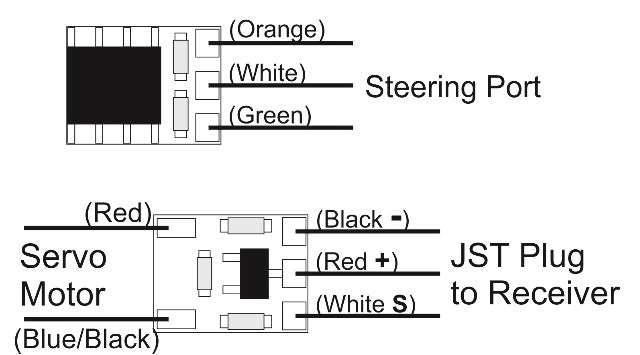 DasMikro DSK-134 Racing V2 Micro Servo Board for Mini-Z MR03 Servo