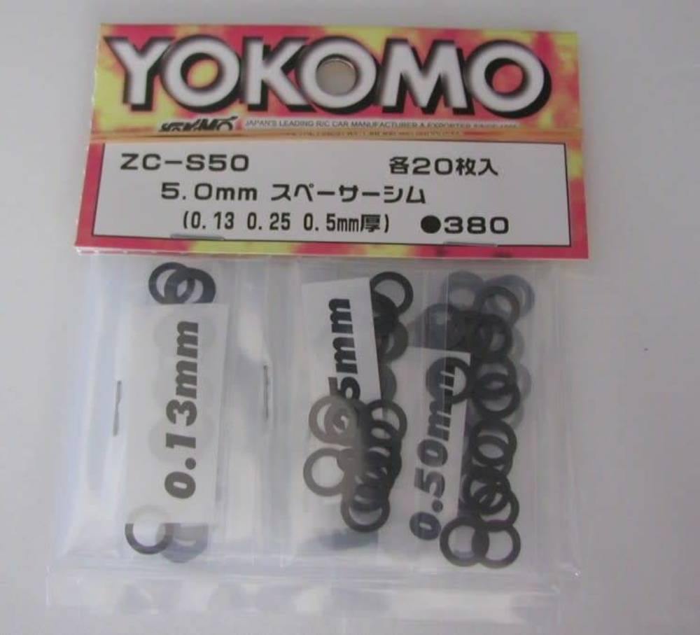 YOKOMO Spacer Shim 5.0mm (ZC-S50) - Excel RC
