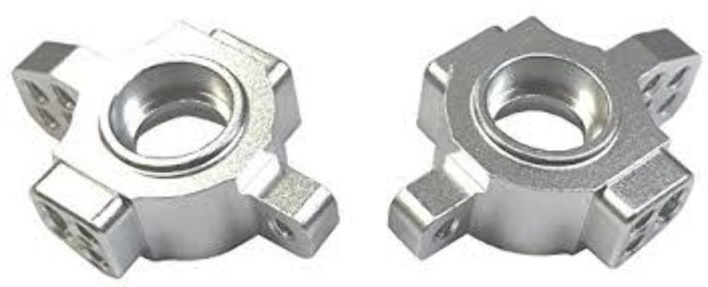 Top Line (TP-39SIH) MRT HIGH FUNCTION VER.1 KNUCKLE . SILVER (WITHOUT BEARING) - Excel RC
