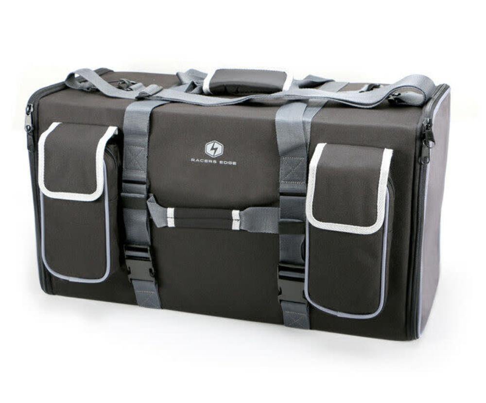 Racers Edge 2023XA DOUBLE BUGGY BAG W/BOXES 2015 SILVER EDITION - Excel RC