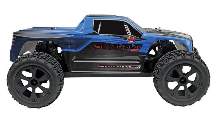 Recat Racing Blackout XTE PRO Brushless 1/10 Scale Electric Monster Truck Blue - Excel RC