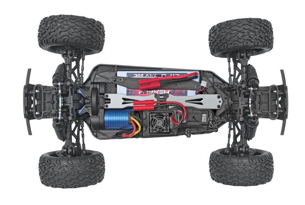 Recat Racing Blackout XTE PRO Brushless 1/10 Scale Electric Monster Truck Blue - Excel RC