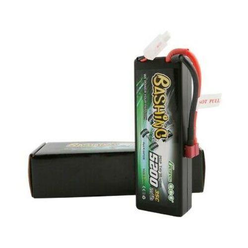 Gens ace Bashing 5200mAh 7.4V 2S1P 35C Lipo Battery Hardcase 24# with Deans Plug - Excel RC