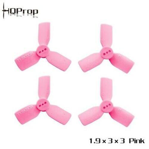 HQ Durable Prop T1.9X3X3 Light Pink (2CW+2CCW)-Poly Carbonate - Excel RC