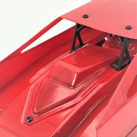 1RC Racing Option Hood 2, Clear, 1/18 EDM - Excel RC