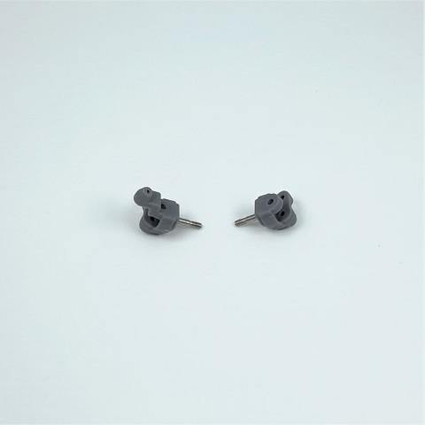 1RC Racing Front Spindles, 1/18 Mid, Spr, EDM - Excel RC