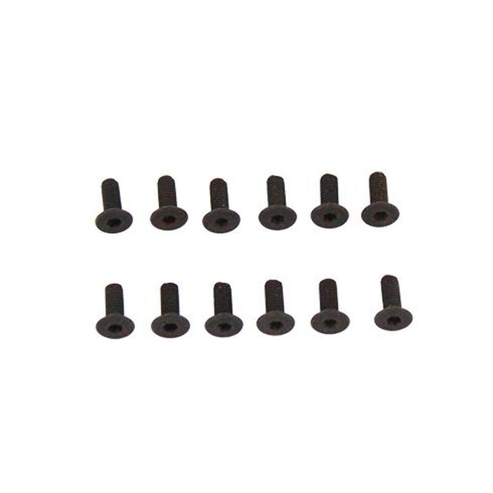 RedCat Racing BS502-028 Flat Head Machined Thread Hex Screw 3x8mm - Excel RC