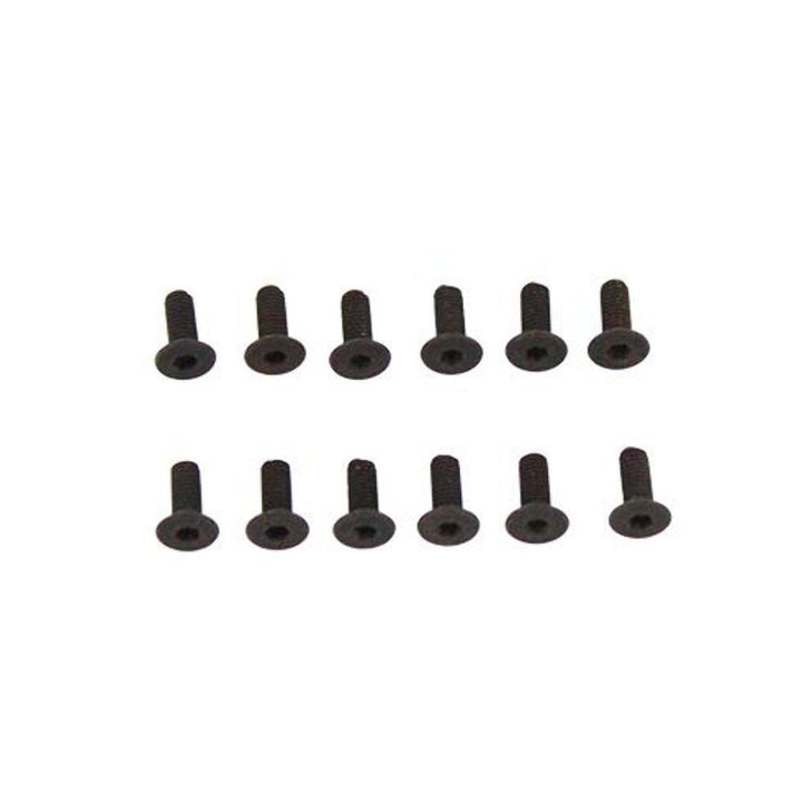 RedCat Racing BS502-028 Flat Head Machined Thread Hex Screw 3x8mm - Excel RC