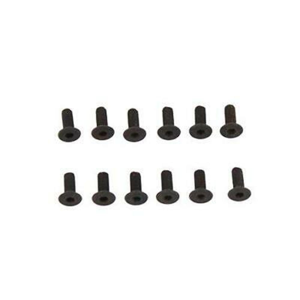 RedCat Racing BS502-028 Flat Head Machined Thread Hex Screw 3x8mm - Excel RC