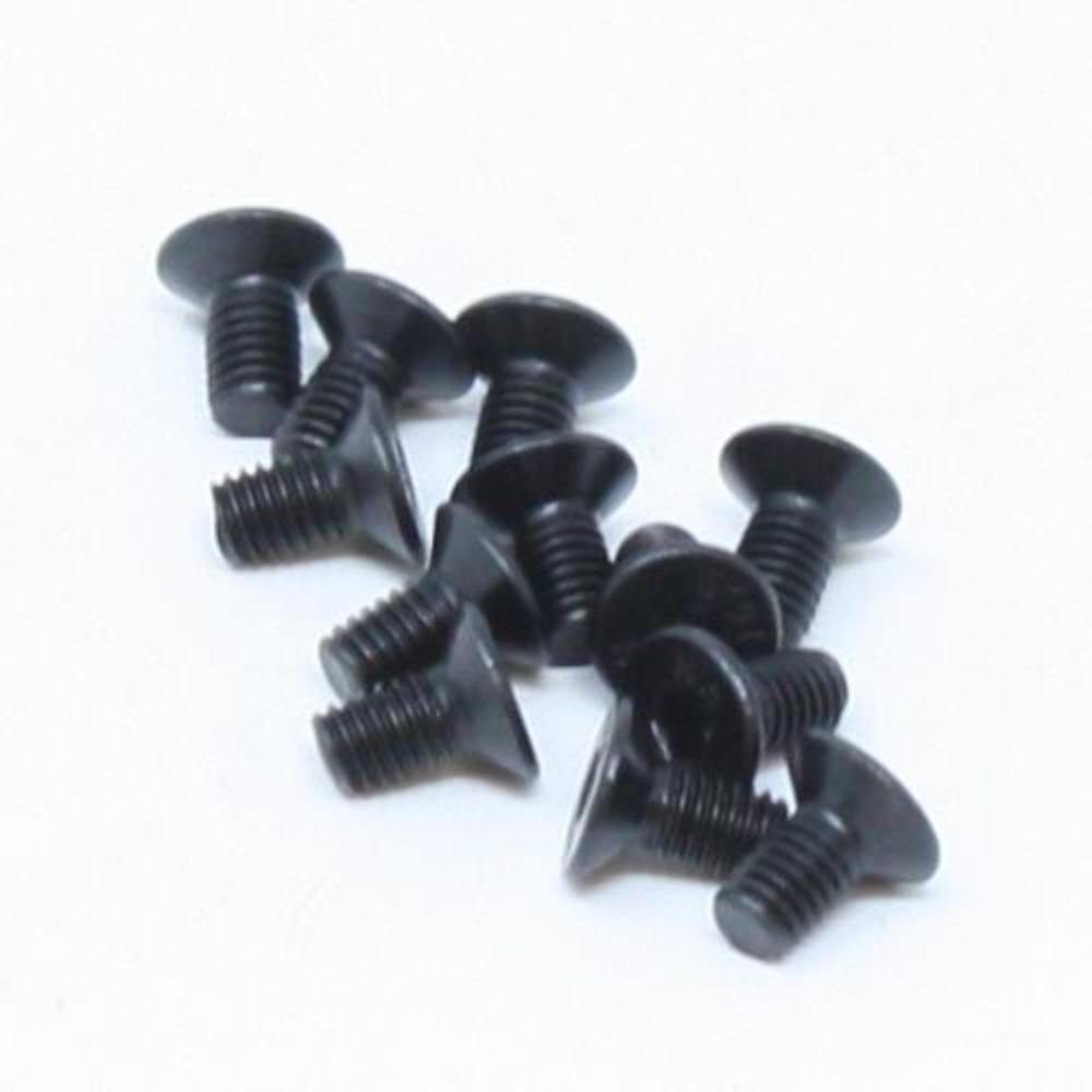 RedCat Racing BS810-101 Flat Head Machined Thread Hex Screw 3x6mm - Excel RC
