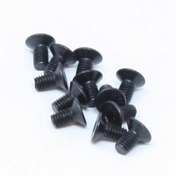 RedCat Racing BS810-101 Flat Head Machined Thread Hex Screw 3x6mm - Excel RC