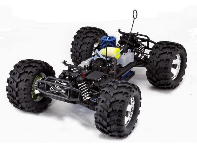 Redcat Earthquake 3.5 1/8 Scale Nitro RC Monster Truck Blue and Black - Excel RC