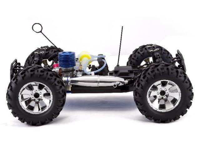 Redcat Earthquake 3.5 1/8 Scale Nitro RC Monster Truck Blue and Black - Excel RC