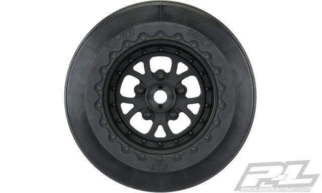 Pro Line Pomona Drag Spec 2.2"/3.0" Black Wheels 2776-03 - Excel RC