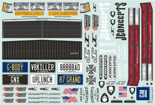 JConcepts 1987 Buick Grand National Street Eliminator Drag Racing Body (Clear) - Excel RC