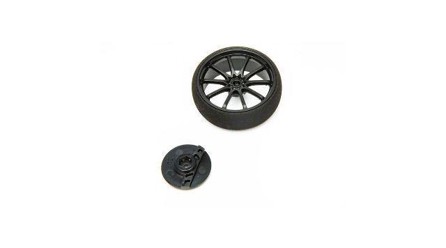 Spektrum Replacement Large Wheel For DX5 Pro, DX6R, DX5C Black - Excel RC