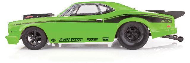 Team Associated 1/10 DR10 Drag Race Car, Brushless 2WD RTR, w/ LiPo Battery & Charger, Green - Excel RC