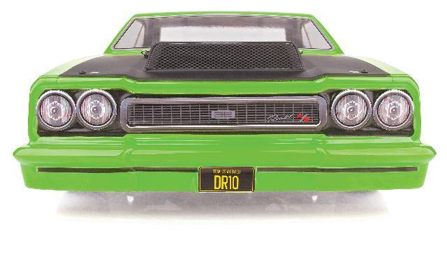Team Associated 1/10 DR10 Drag Race Car, Brushless 2WD RTR, w/ LiPo Battery & Charger, Green - Excel RC