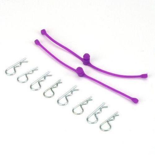 Dubro Body Klip Retainers-Purple - Excel RC