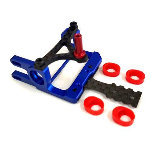 NEXX Racing Precision CNC 7075 Round Motor Mount for 90-94mm RM (BLUE) NX-067 - Excel RC