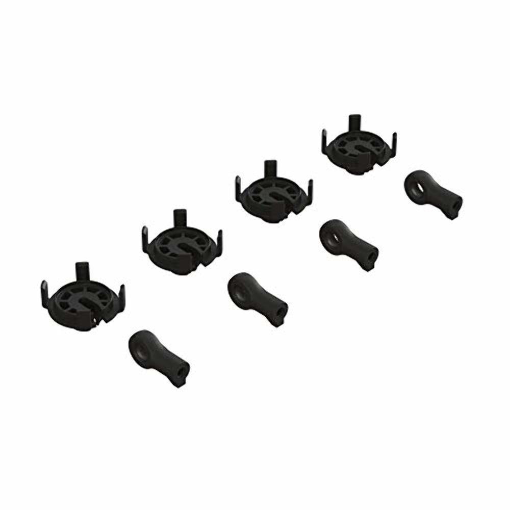 Arrma Shock Rod End & Spring Perch Set (4 Shocks) ARA330569 - Excel RC