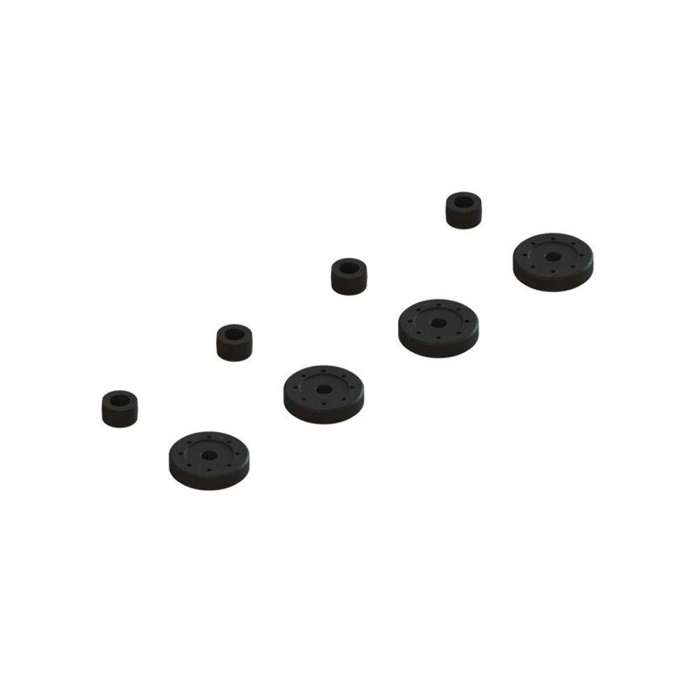 Arrma Shock Pistons & Cartridge Spacers (4 Shocks) ARA330570 - Excel RC