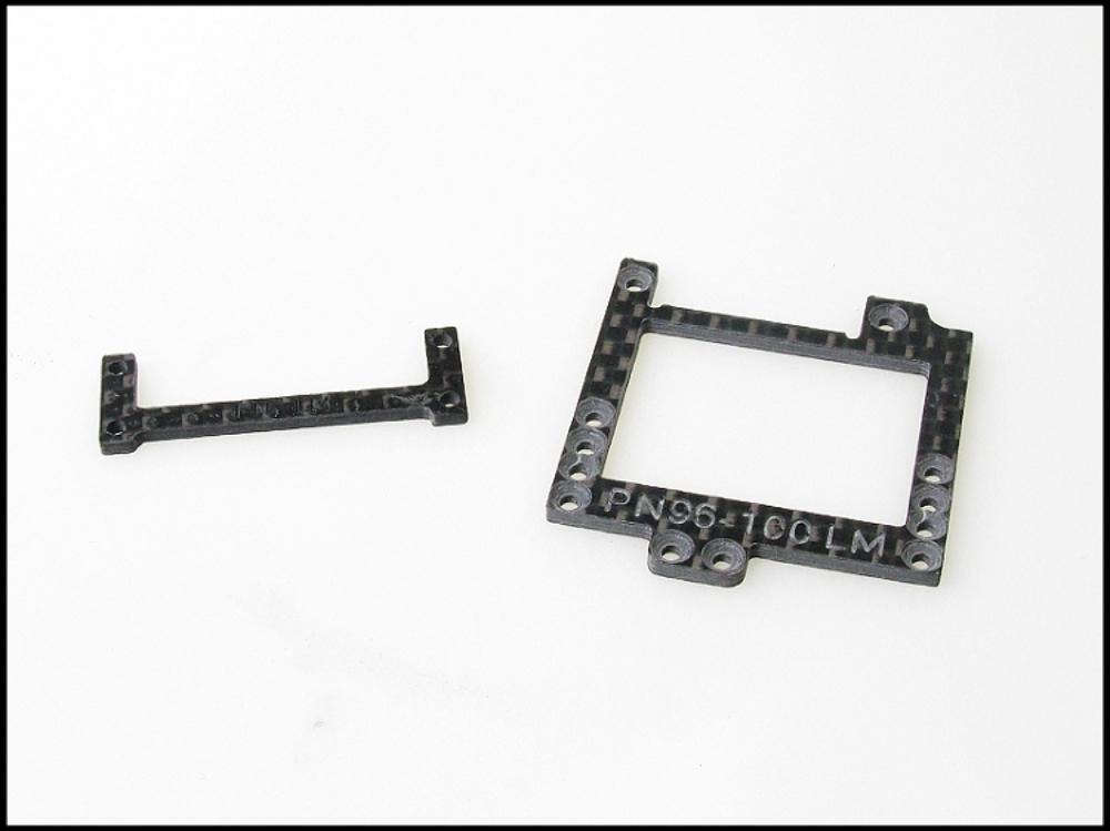 PN Racing LM Carbon Fiber Set for Reconfigurable Motor Mount - Excel RC