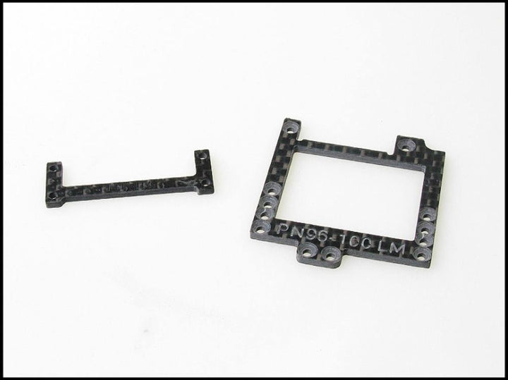 PN Racing LM Carbon Fiber Set for Reconfigurable Motor Mount - Excel RC