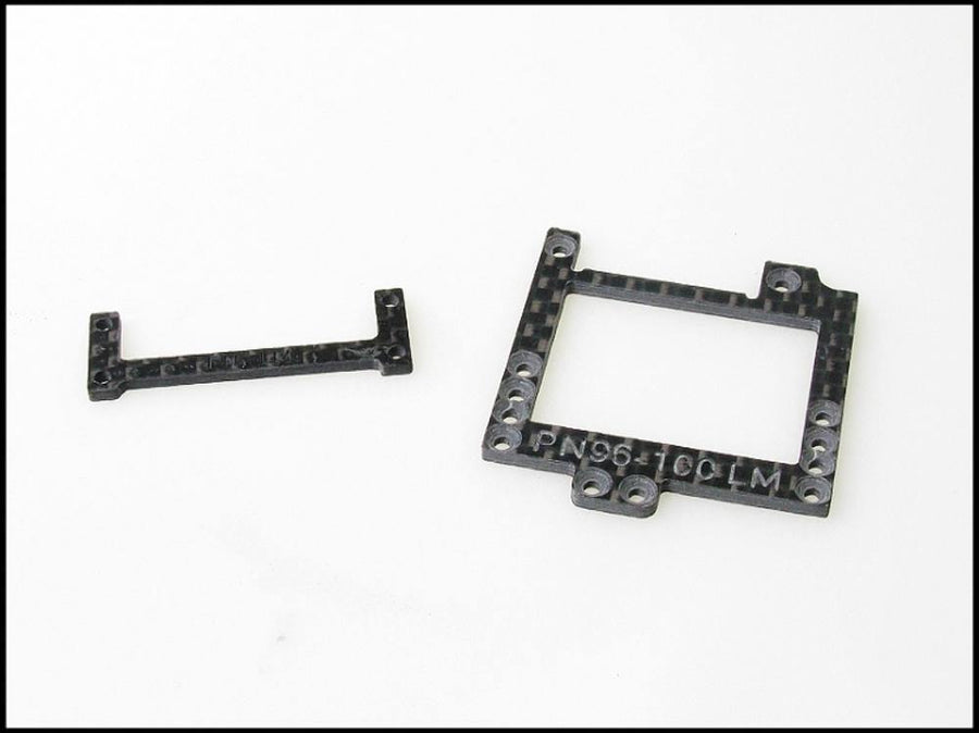 PN Racing LM Carbon Fiber Set for Reconfigurable Motor Mount - Excel RC