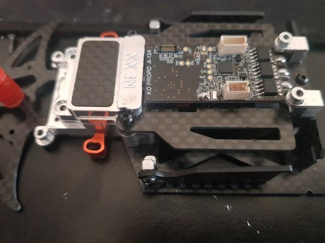 NEXX RACING Dual-Lipo Carbon Chassis Conversion Kit for MR03 (RED) NX-077 - Excel RC