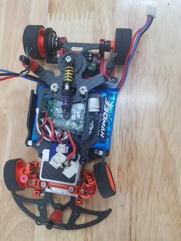 NEXX RACING Dual-Lipo Carbon Chassis Conversion Kit for MR03 (RED) NX-077 - Excel RC