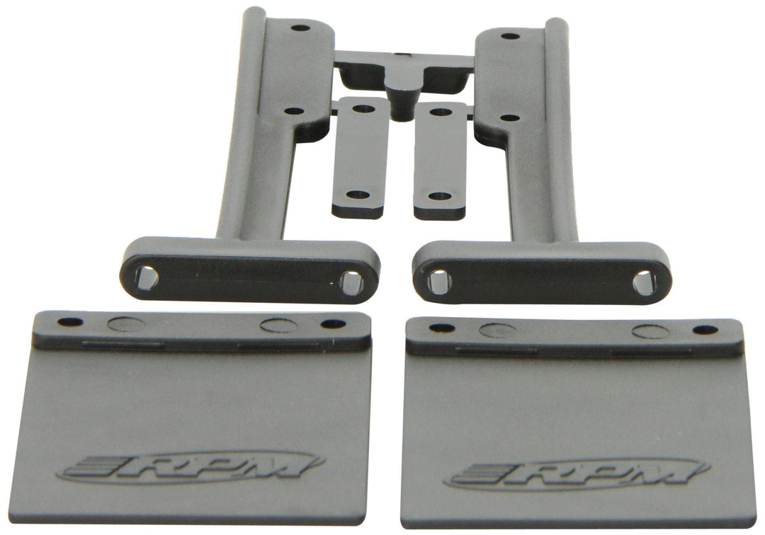 RPM 81012 Mud Flaps Bumper Slash Black - Excel RC