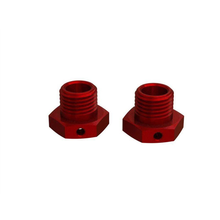 Arrma 6S BLX 17mm Aluminum Wheel Hex (Red) (2) ARA311035 - Excel RC