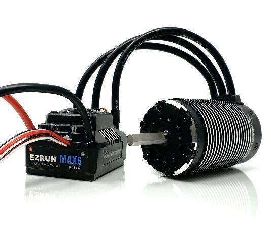 Hobbywing EzRun SL 5687 1100KV Motor, w/ Max6 Waterproof ESC - Brushless Combo - Excel RC