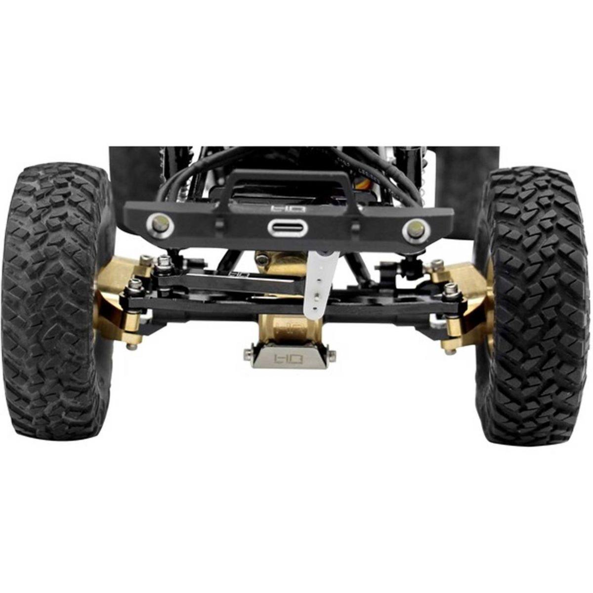 Hot Racing Axial SCX24 Aluminum Fix Tight Tolerance Steering Rod Link (Black) - Excel RC