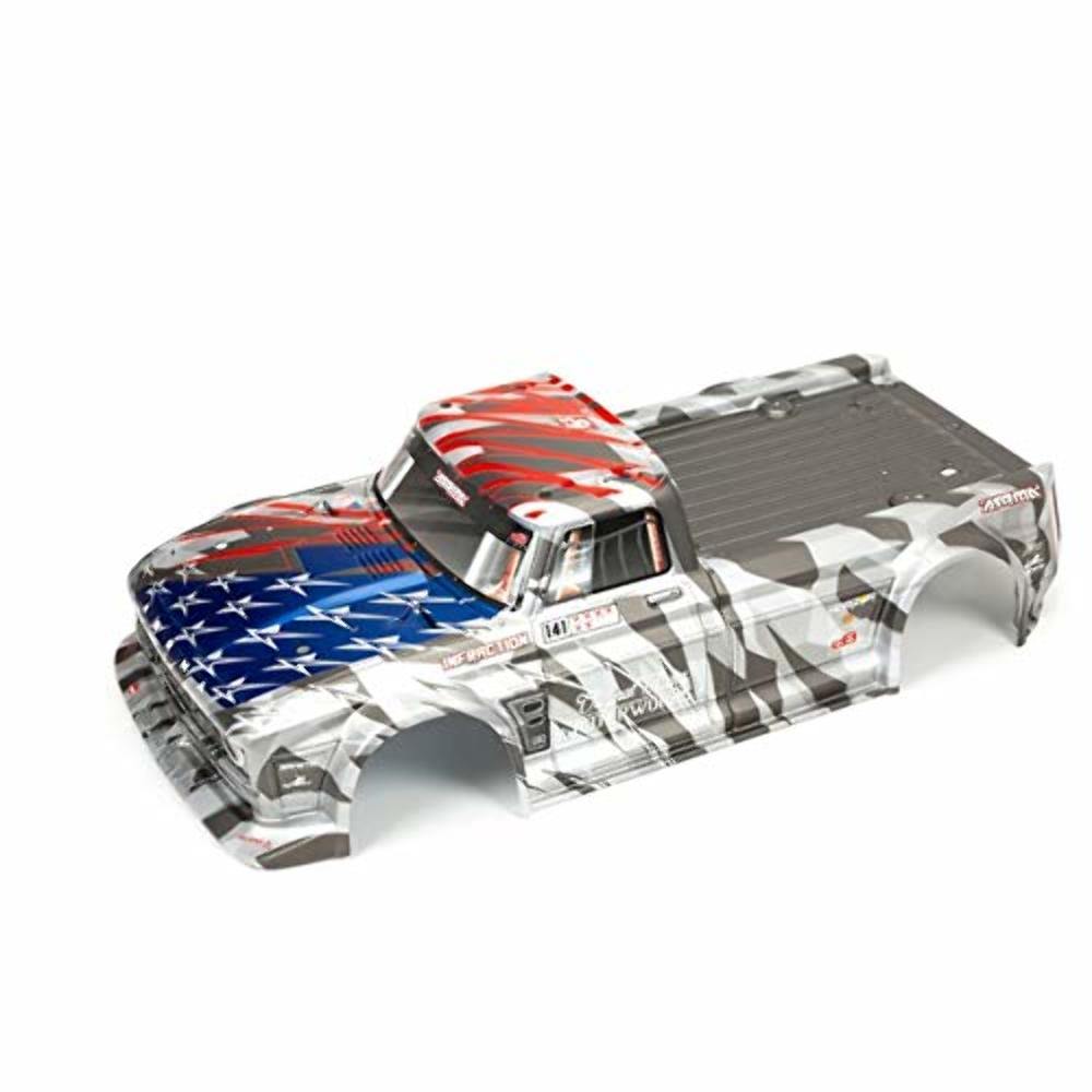 INFRACTION 6S BLX Painted Body Silver/Red - Excel RC