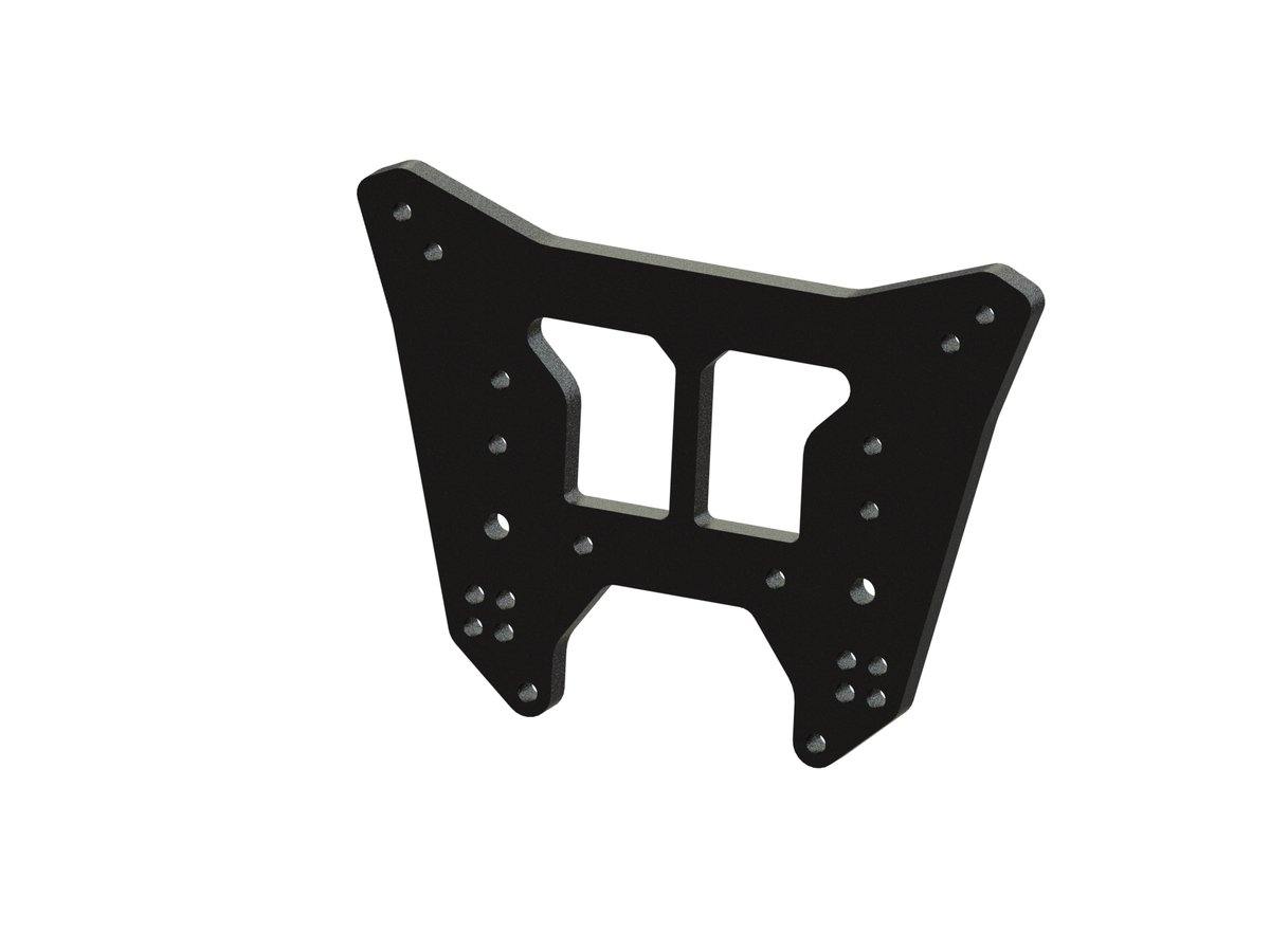 REAR SHOCK TOWER ALUMINUM (BLACK) #ARA320581 - Excel RC