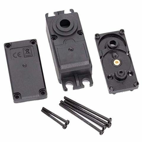 Traxxas 2251 Servo case plastic (top middle bottom) gaskets hardware (for 2250 2255 servos) - Excel RC