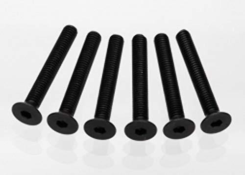 Traxxas 2533 Screws 4x30mm countersunk machine (hex drive) (6) - Excel RC