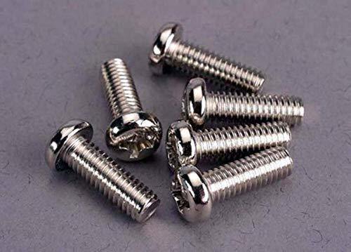 Traxxas 2568 Screws 4x12mm roundhead machine (6) - Excel RC